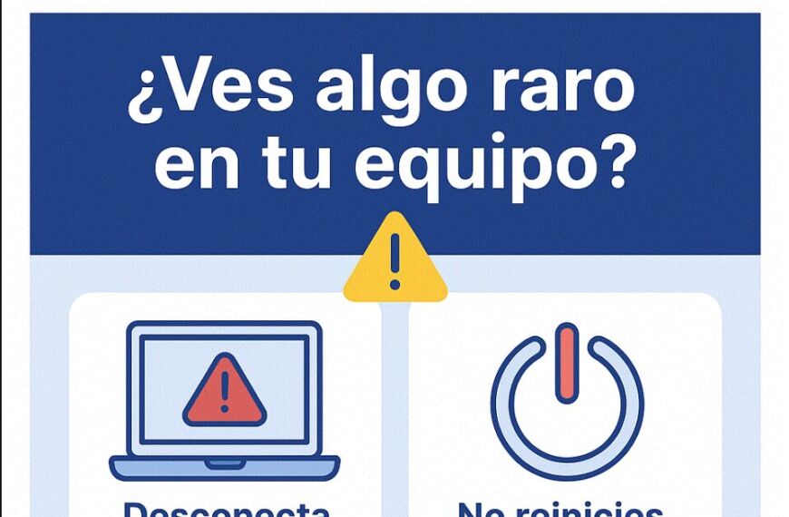 Cómo actuar frente a un ataque o sospecha de ataque informático